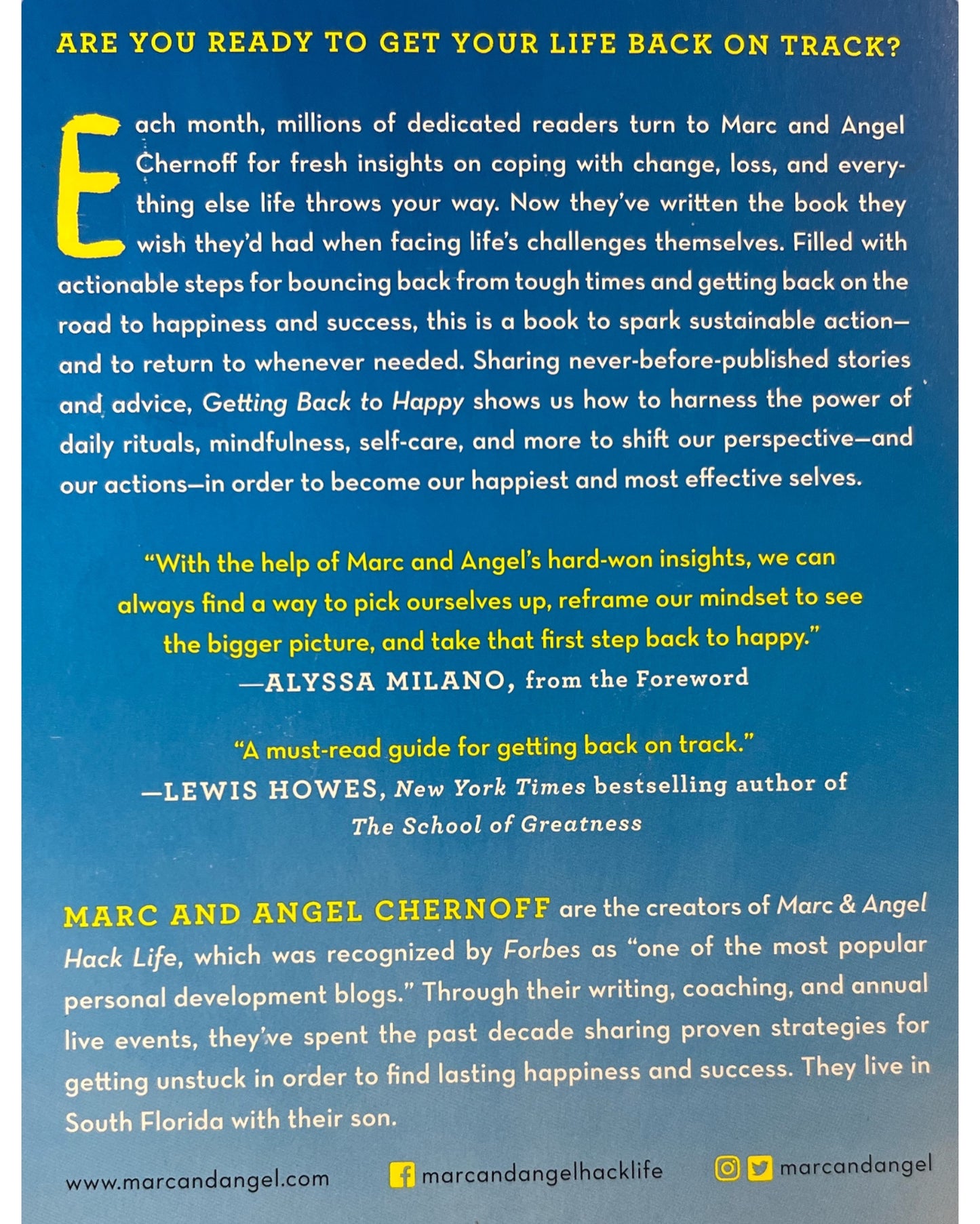 Getting Back to Happy, Marc & Angel Chernoff