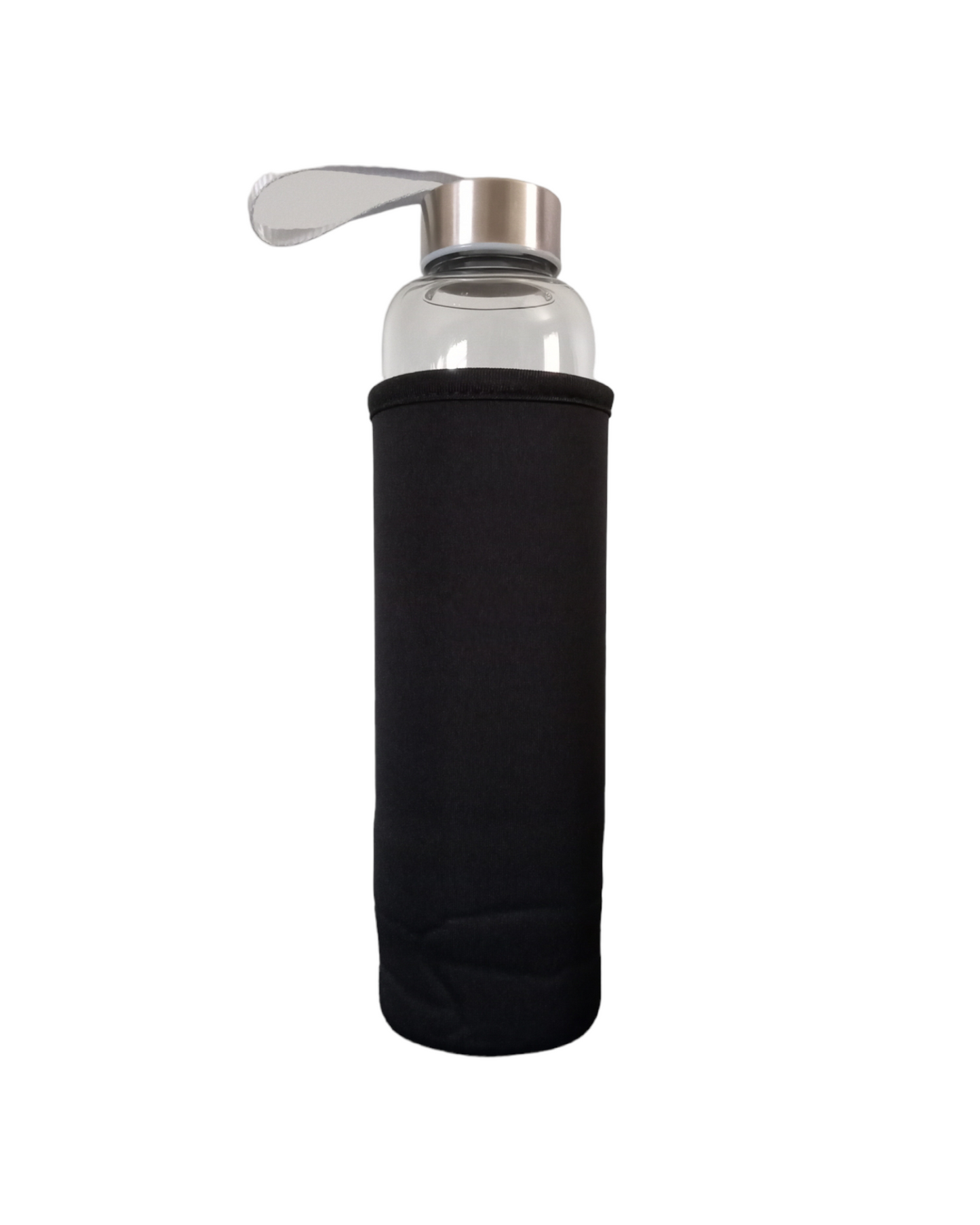 Crystal Infused Glass Water Bottle (Fluorite)